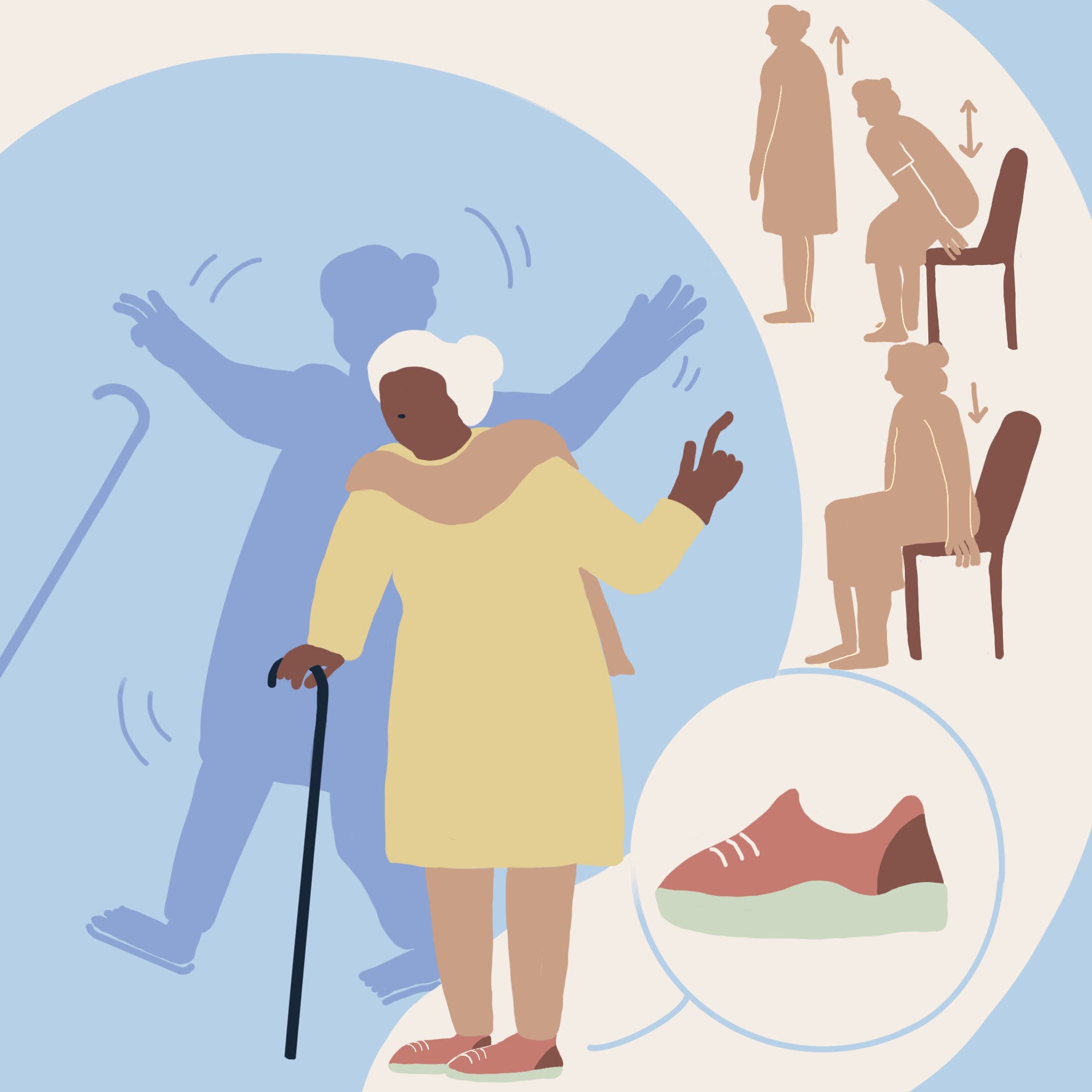 Fall Prevention Exercises in the Elderly